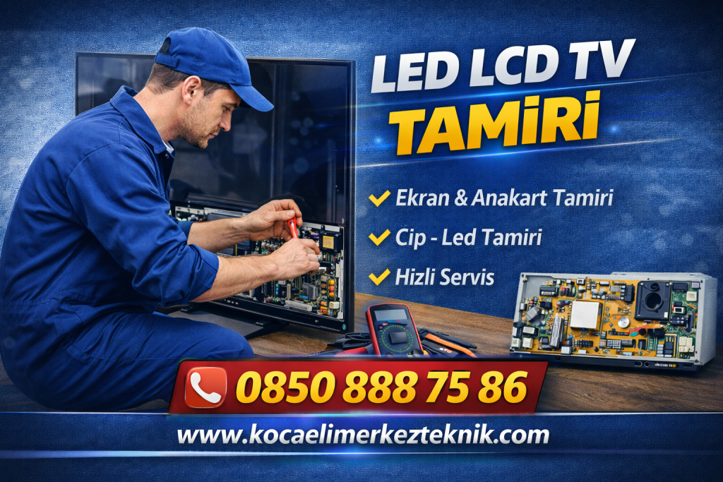 Kocaeli LED LCD TV tamiri hizmeti televizyon ekran arızası, panel arızası ve teknik servis onarım hizmeti